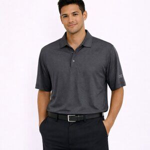 CB DryTec Black Short Sleeve Polo Comfy Golf Preppy Sporty Spring Summer Travel